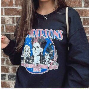 Girl Tribe Co | Hocus Pocus Sanderson Sisters Black Halloween Sweatshirt SMALL